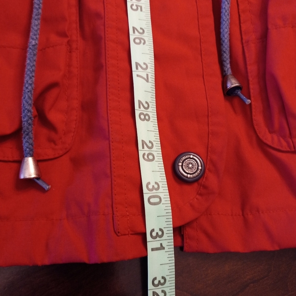 Vintage Pacfic Trail Women’s Red  Full Zip & Button Hooded Winter Jacket Size M. - Picture 9 of 12